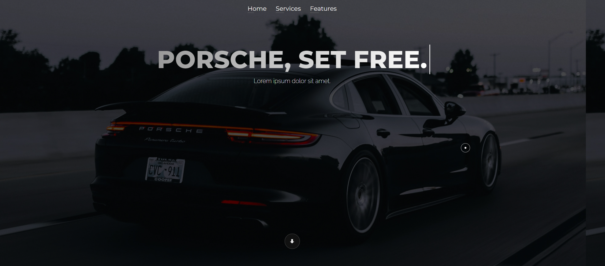 Landing Page Animations
